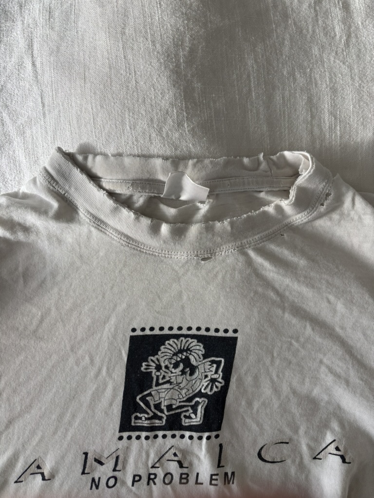 a photo of my old shirt that&rsquo;s falling apart