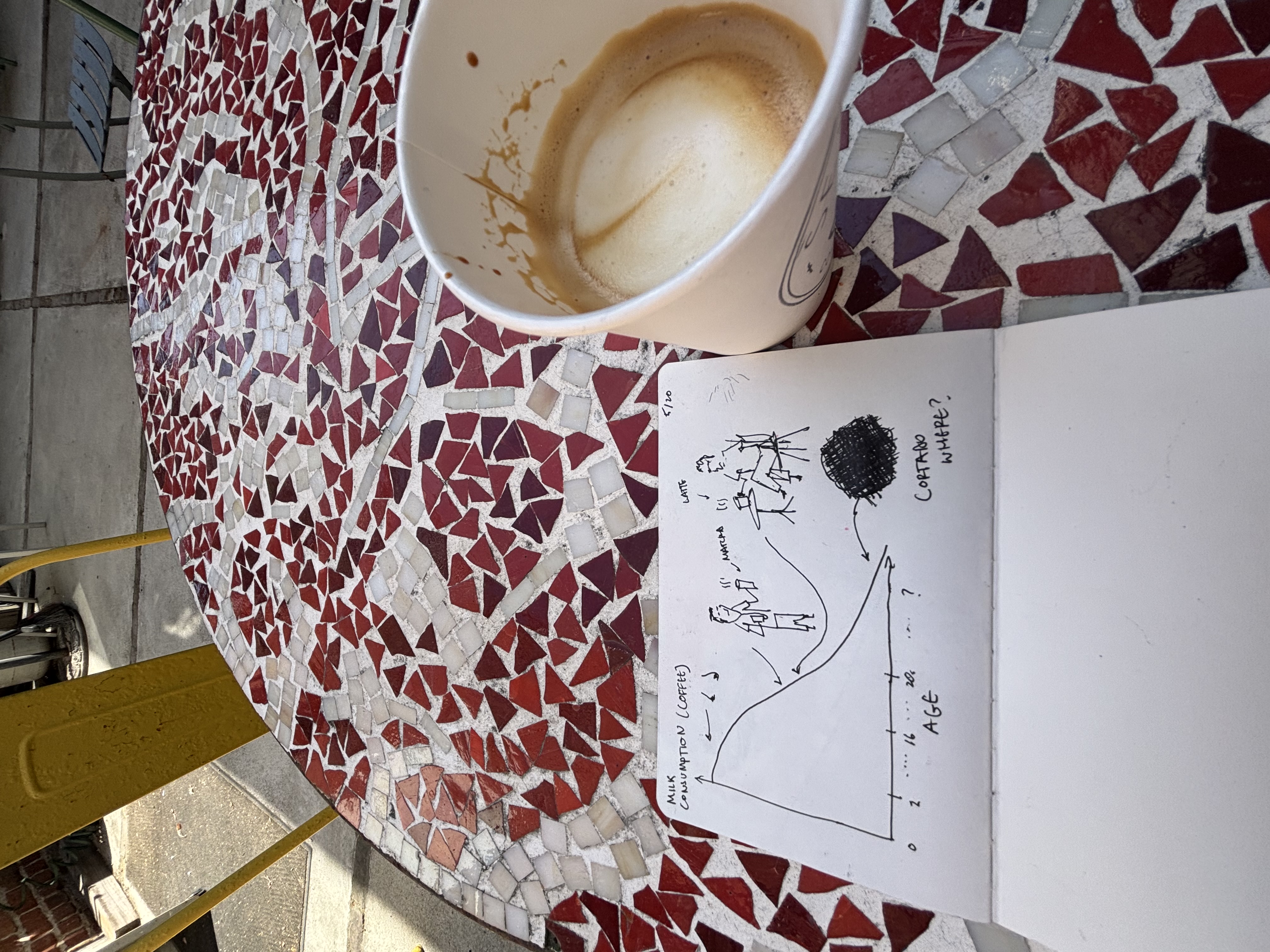 cortado and doodle
